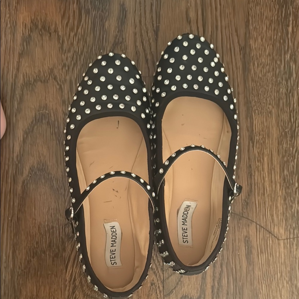 Steve Madden rhinestone ballet flats